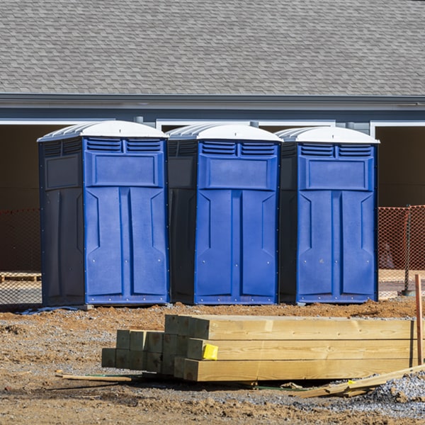 is there a specific order in which to place multiple porta potties in Vanndale